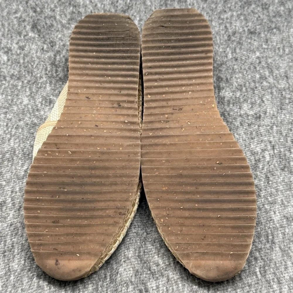 Rag And Bone New York Espadrille Flats Womens Size 39.5 Beige Woven Slip On